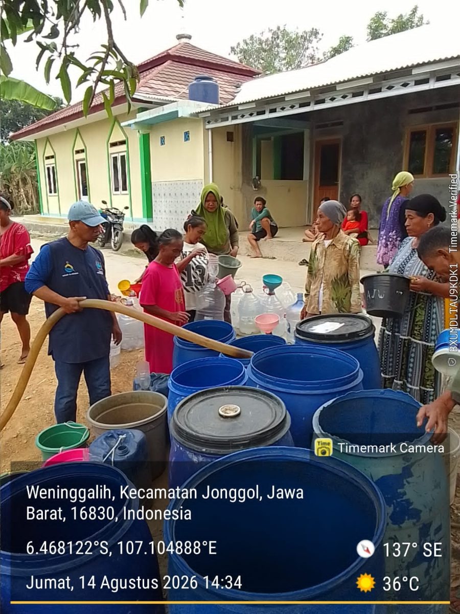 14 Agu - 3 Tangki Air ±24.900 Liter. Kp. Tegal Maung. Desa Weninggalih
