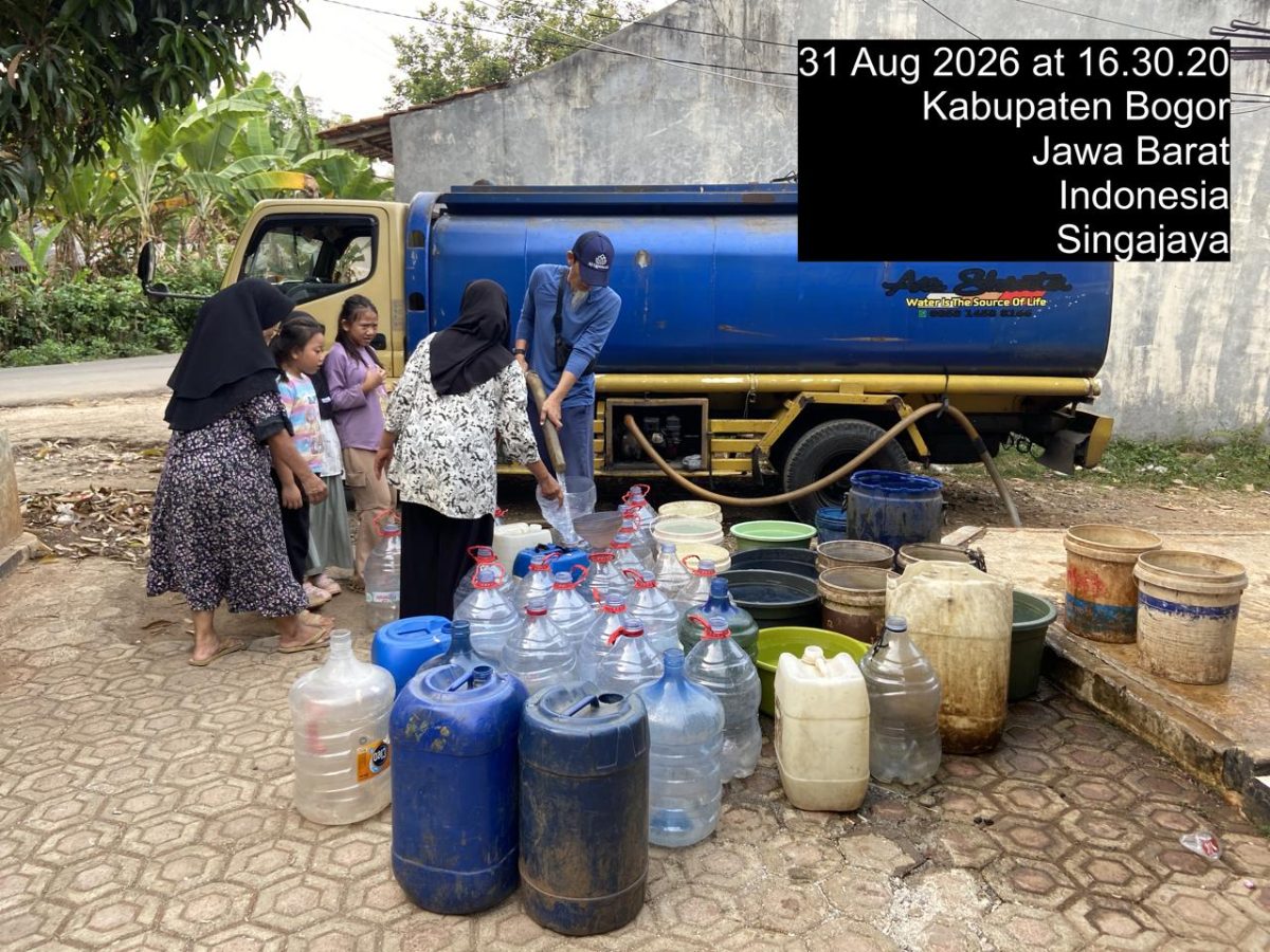 31 Agu - 2 Tangki Air ±16.600 Liter. Kp. Cigugur dan Kp. Pendeuy. Desa Singajaya