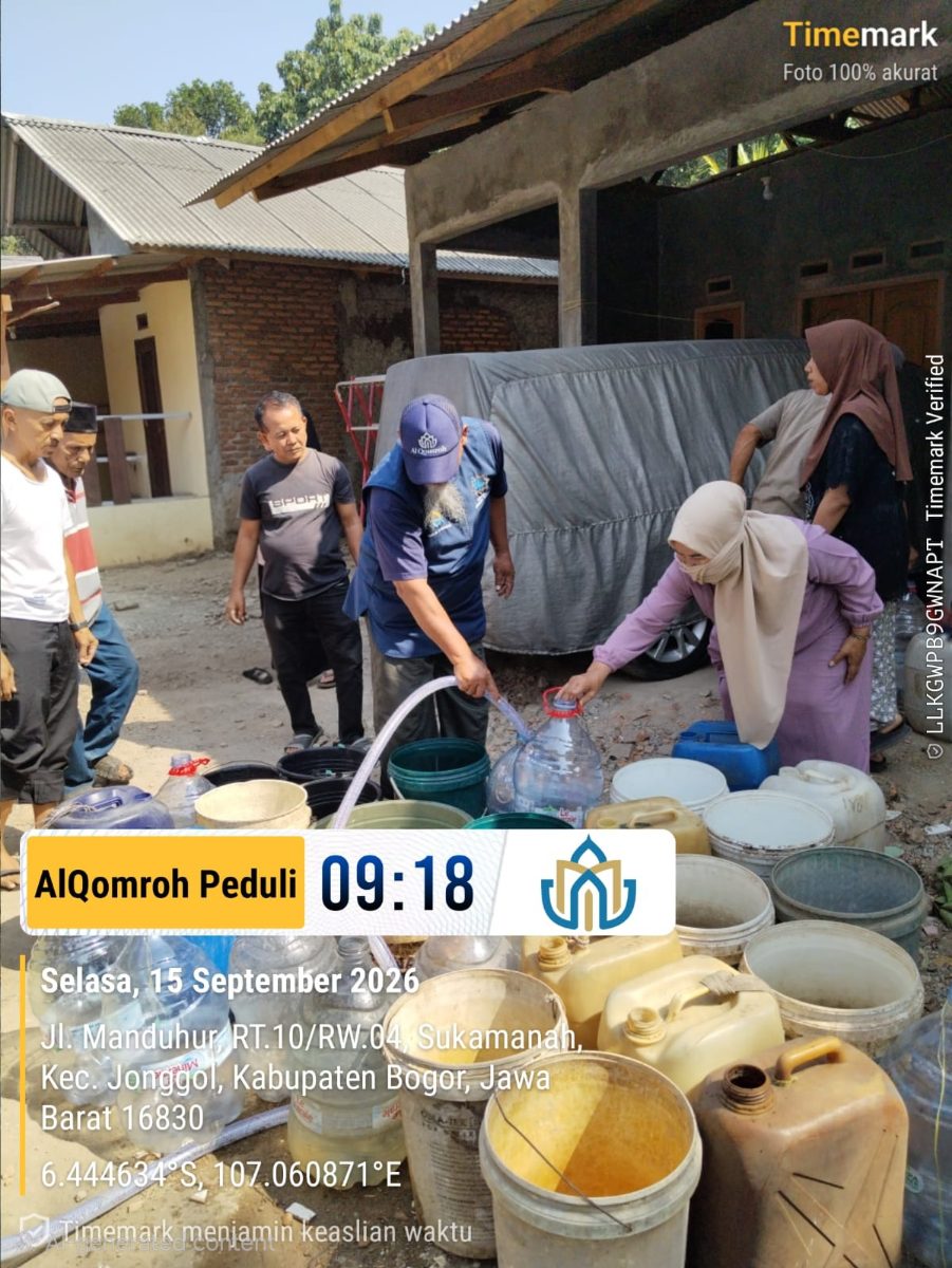 15 Sept - 2 Tangki Air ±16.600 Liter. Kp Cisaat, Kp. Cibucil. Desa Sukamanah