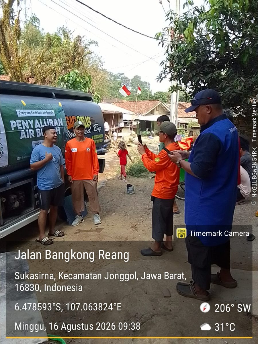 16 Agu - 6 Tangki Air ±49.800 Liter. Desa Sukasirna - AlQomroh Peduli x LAZ SIP