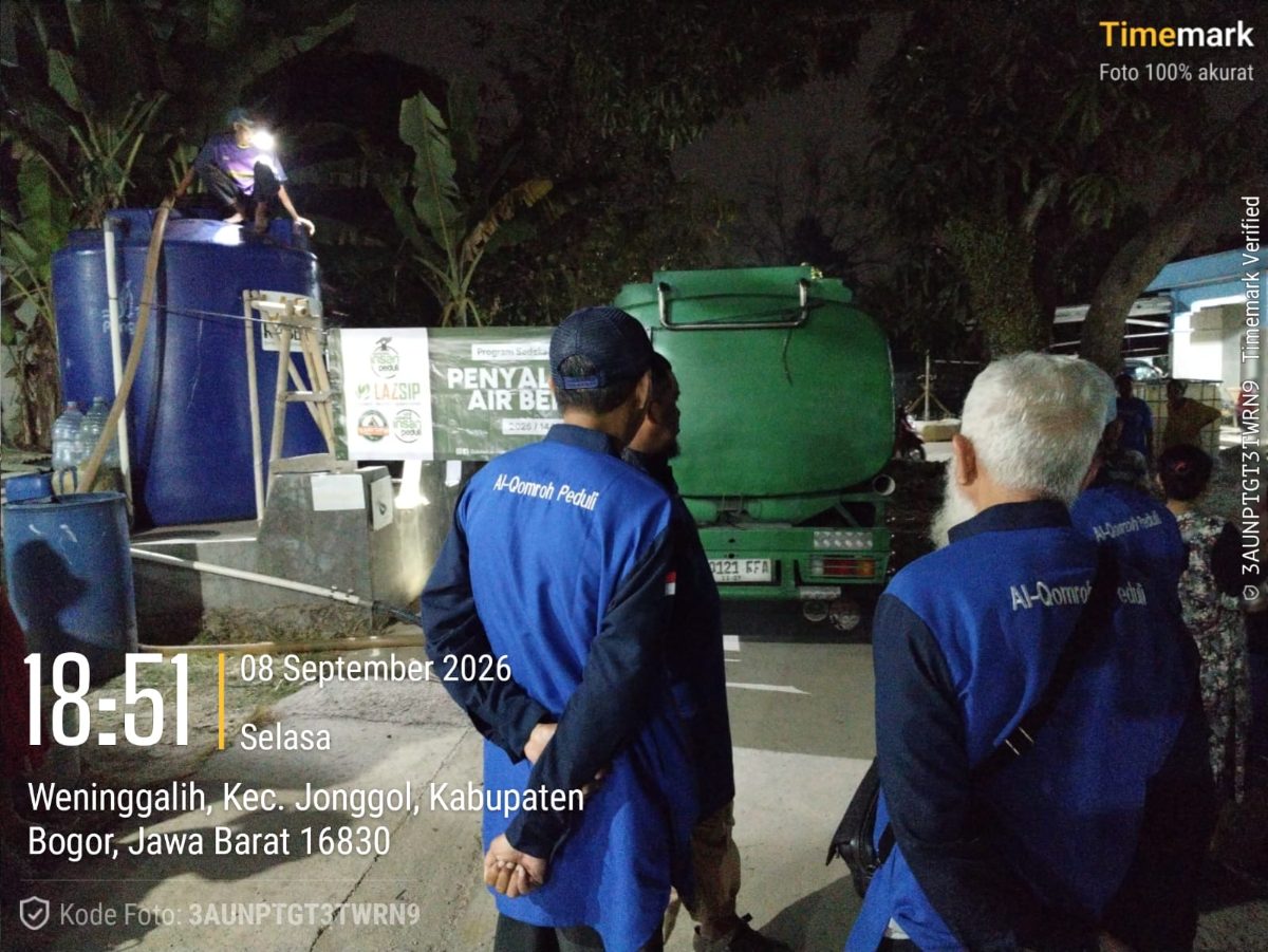 8 Sept - 3 Tangki Air ±24.900 Liter. Kp. Tegal Maung. Desa Weninggalih - AlQomroh Peduli x LAZ SIP