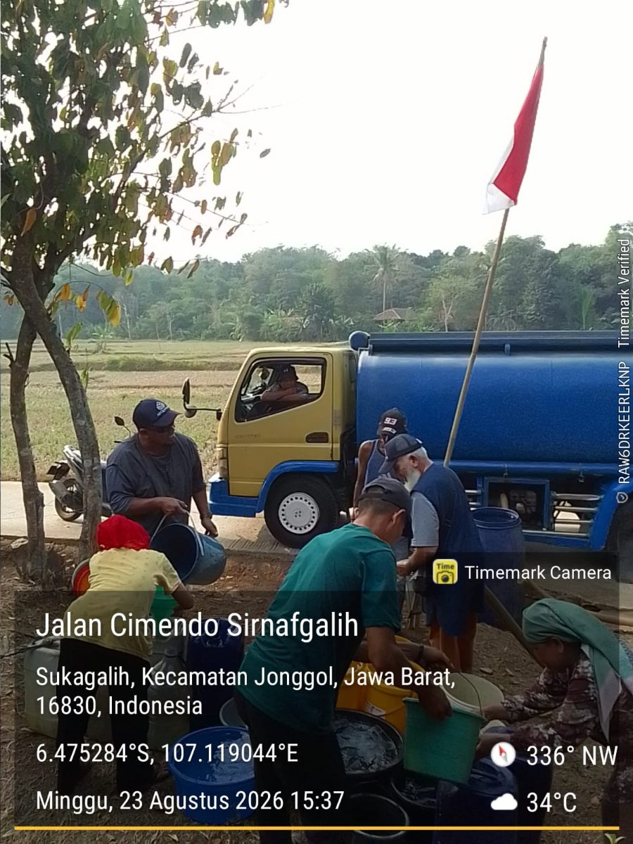 23 Agu - 3 Tangki Air ±24.900 Liter. Kp. Cimendo. Desa Sukagalih