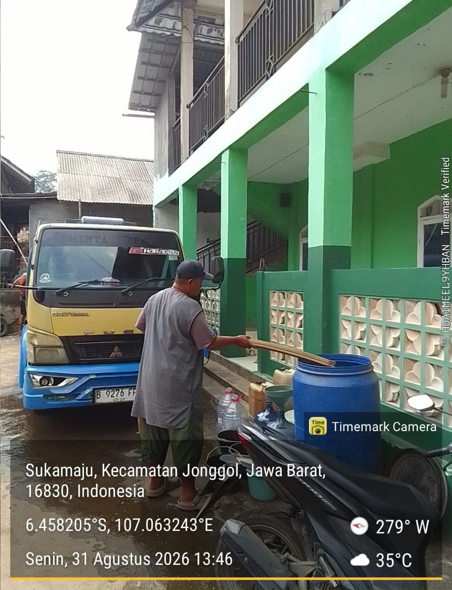 31 Agu - 1 Tangki AIr ±8.300 Liter. Kp. Cisaat. Desa Sukamaju