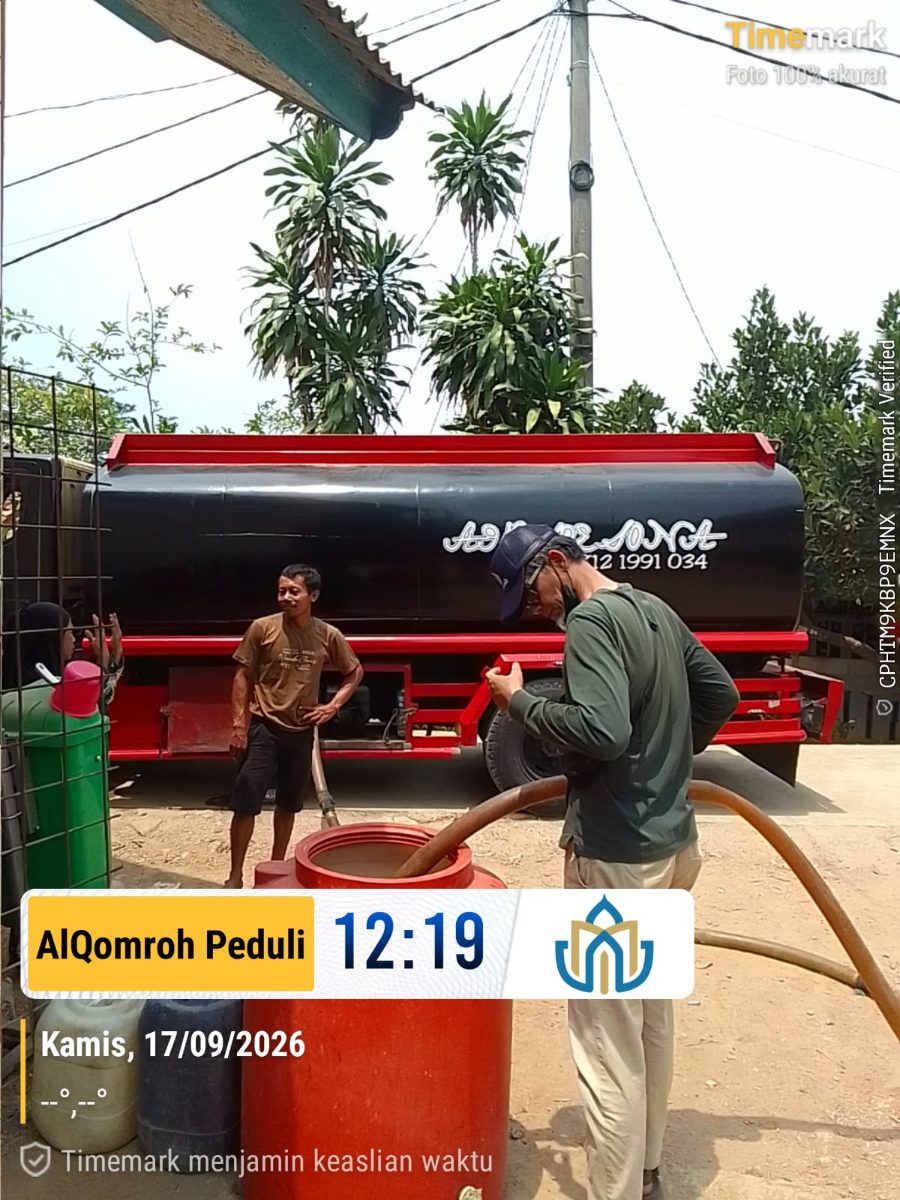 17 Sept - 1 Tangki Air ±8.300 Liter. Desa Sukajaya